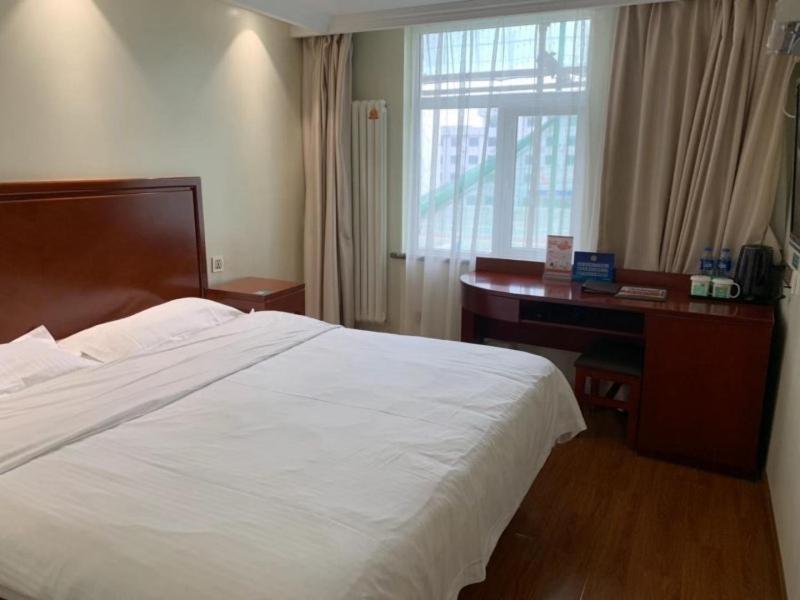 Greentree Inn Beijing Tongzhou Guoyuan Xinhualian Express Hotel Exteriör bild