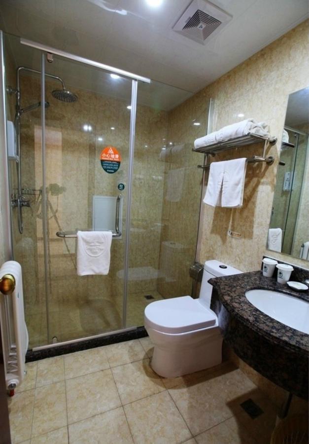 Greentree Inn Beijing Tongzhou Guoyuan Xinhualian Express Hotel Exteriör bild